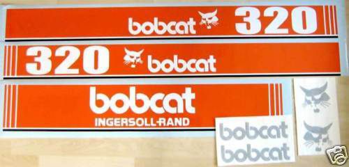 Bobcat decal decals for bobcat 320 digger