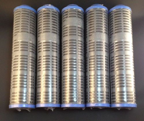 Lot of 5 NEW Millipore CDFC01204 Super-C 12&#034; PE Matrix Carbon Filter Cartridge