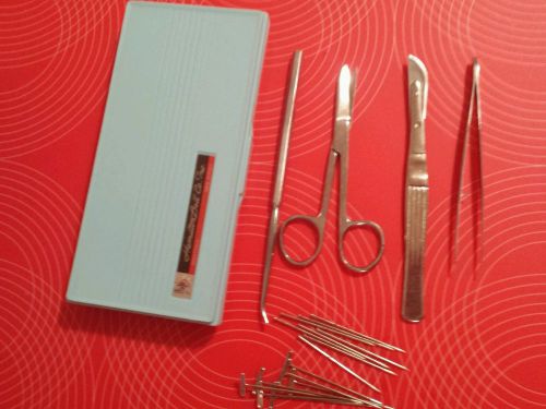 Vintage Hamilton Bell Biology Dissection Dissecting Lab Kit  Scalpel