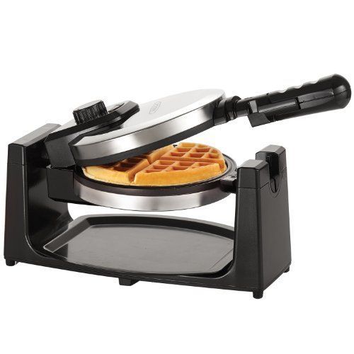 Round classic stainless steelbreakfast waffle maker for sale
