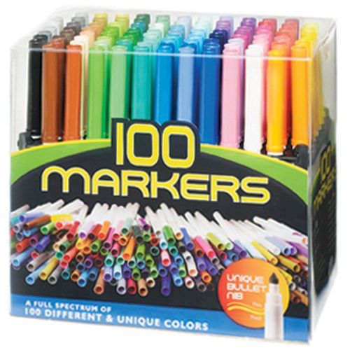Pro art bullet point marker set 100-pack 1 for sale