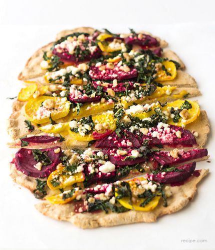 Kale, Beet, and Goat Cheese Pizza Best Recipe Food Drink #GL52480