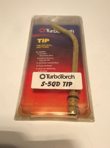 TurboTorch S-5QD Acetylene Gas 5/16&#034; Torch Tip 0386-1121 Lot 1a RARE