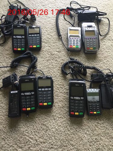 (3) Ingenico and (1) Verifone Credit Card Terminals and Pinpads