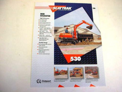 Scattrak 530 Mini Excavator Brochure