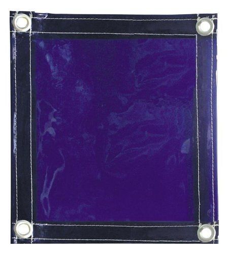 Tillman 604R68 6&#039; X 8&#039; 1 Panel Transparent Blue Vinyl Welding Curtain