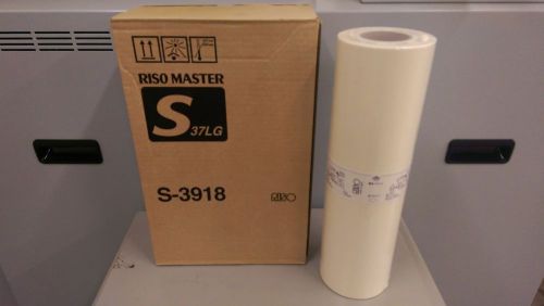 2 Genuine Riso Brand S-3918 Master Rolls S37LG, New in a box