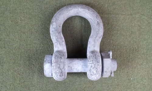 Shackle rigging clevis nut &amp; cotter pin anchor  16 ton 1-3/8&#034; for sale