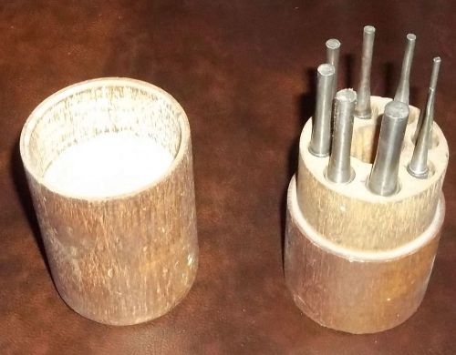 L S Starrett Co 8 Piece Drive Pin Punch Set Gunsmithing