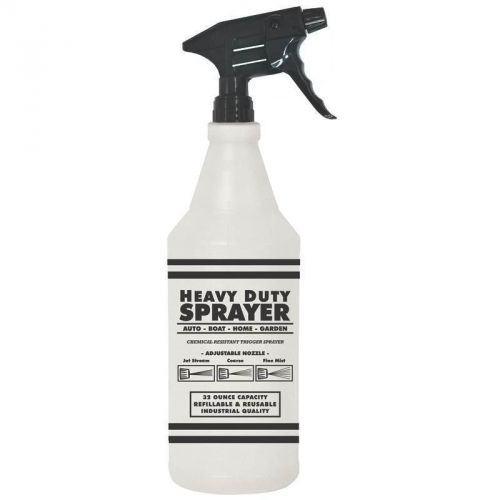 Combination heavy duty trigger sprayer bottle, 32 oz, viton, black sm arnold for sale