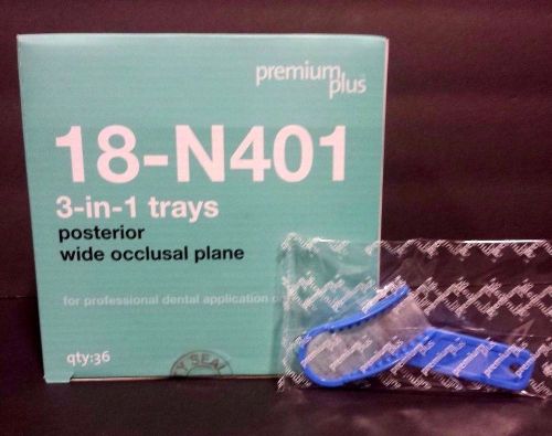 Premium Plus Dental disposable 3 in 1 impression tray (Posterior) 36/box