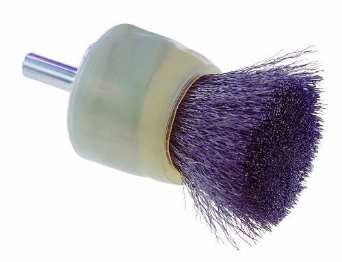Osborn International 30131SP Scuf-Gard Coated Crimped Wire End Brush, Stainless
