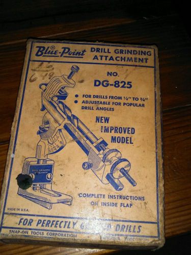 Blue-Point -Drill Grinding Attachment #DG-825 with Instructions