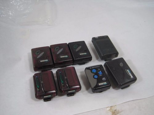 Lot of 8 Motorola UHF Pagers EMS/FIRE