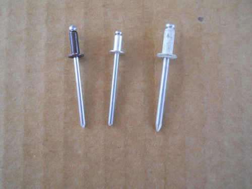 Aluminum Pop Rivets-100 or More-Three Sizes-Stainless Steel