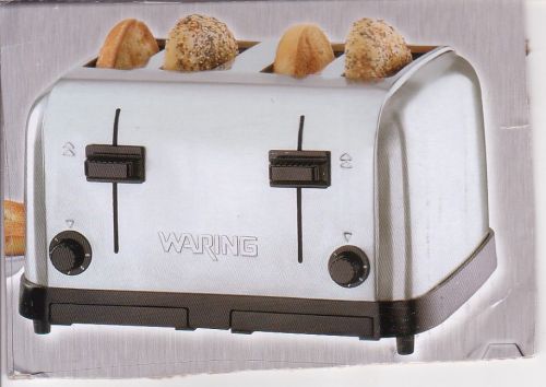 WARING WCT708 COMMERCIAL POP UP TOASTER 4 SLICE NEW IN BOX