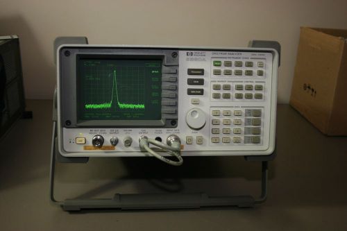 Hp 8560a spectrum analyzer &amp; opt 2 track generator, opt 003 freq ref, warranty for sale