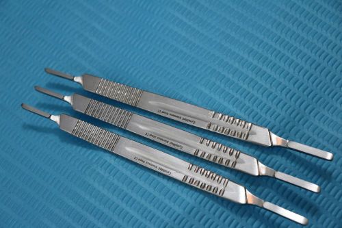 NEW 3 Surgical Scalpel Blade Handle Holder #3 &amp; #4 two in one fits on all blade