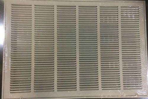 Duro Dyne 30&#034;x 20&#034; Return Air Filter Grille White with FILTER RACK