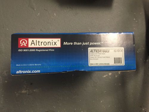 NEW ALTRONIX ALTV2416ULI Power Supply 16 Fuse 24Vac @ 25A