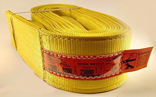 DD Sling. Multiple Sizes In Listing Made in the USA 4&#034; x 16, 2 Ply, Nylon Eye &amp;