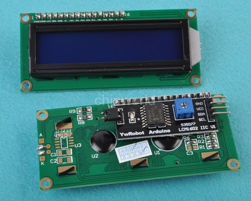 LCD1602 IIC I2C TWI 1602 Serial LCD Display Module Blue Backlight for Arduino
