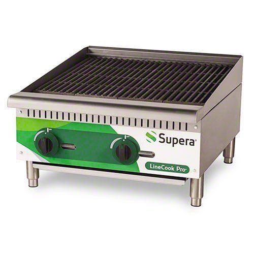 Supera (lc24cb1) linecook pro 24&#034; gas charbroiler for sale