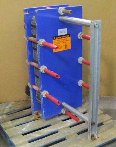 Alfa laval m10-bwfg qty of 58 (34 1/2&#034; x 15&#034;) stainless s/s plate heat exchanger for sale