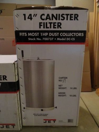 Jet dust collector dc-650c #708642c w/2 micron canister filter new in boxes for sale