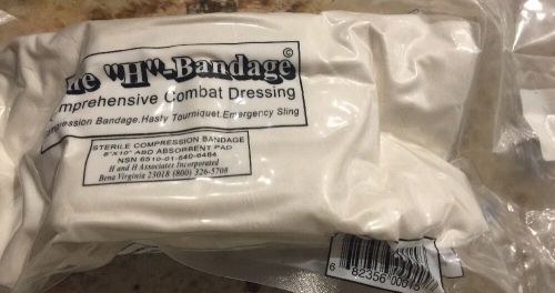 H-Bandage Comprehensive Combat Dressing &amp; Bandage Trauma Wound Care-H&amp;H 10/16