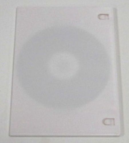 100 HIGH QUALITY WHITE 7MM SLIM SINGLE DVD CASE, PSD16-DB7-1W-LR-N