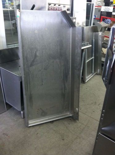 Used Dish table, Cleanside, 60&#034;, attaches to standard stand-up dish machine
