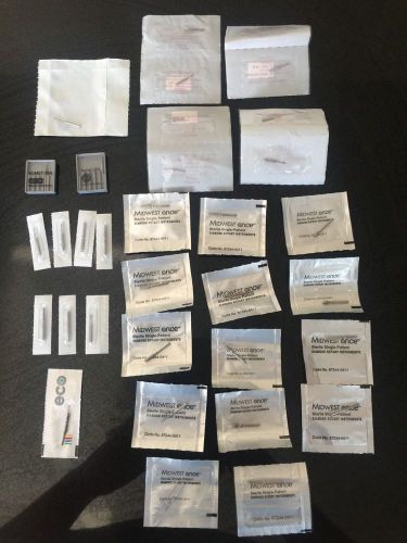 Assorted Lot Of NEW Dental Diamond Burs In Packaging