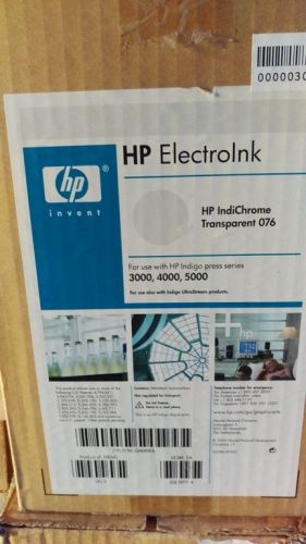 HP Indigo 3000, 4000, 5000 Series IndiChrome Ink - Transparent 076 - Q4009A