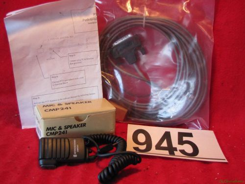 New ~ standard ptt-10 push-to-talk microphone kit w/ cmp241 mic ~ #945 for sale