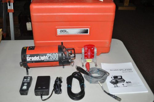 AGL GradeLight 2500 Pipe Laser System Excellent Condition - Read