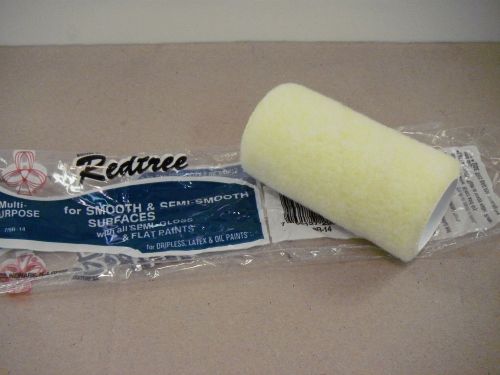 Redtree 9R-14 Multi-Purpose Smooth &amp; Semi Smooth 4&#034; Latex &amp; Oil Paint Roller x 2
