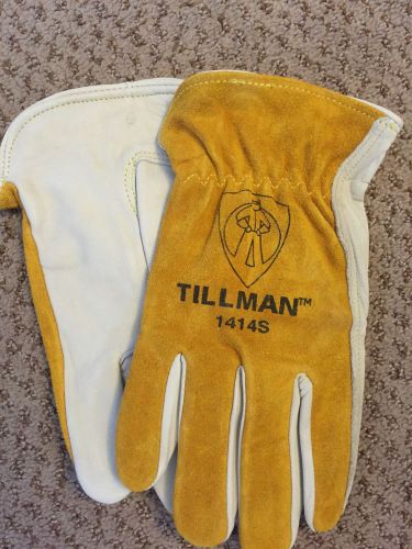 TILLMAN 1414S DRIVERS GLOVES SMALL Split Cowhide (Lot Of 12 Pairs) FREE SHIPPING
