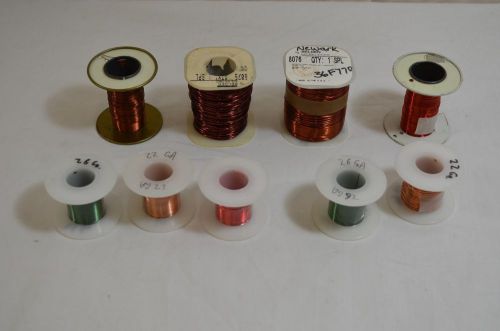 Enamel-Coated Magnet Wire 9-Piece Lot AWG22-36 4-16oz Spools 1108-9-23