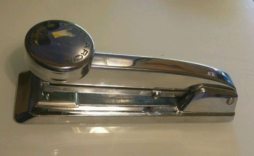 Beautiful Vintage Monarch All Chrome Stapler Works Great