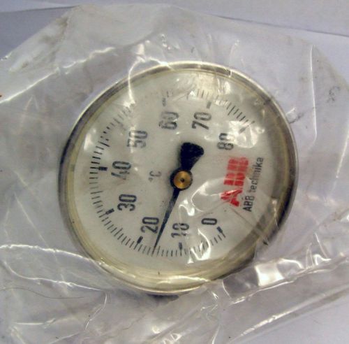 Standard bimetal thermometer, new, unpacked, 0 - 80 celsius, D80