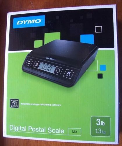 New Dymo M3 Digital Postal Scale 3lbs 1.3Kg in retail box W005528