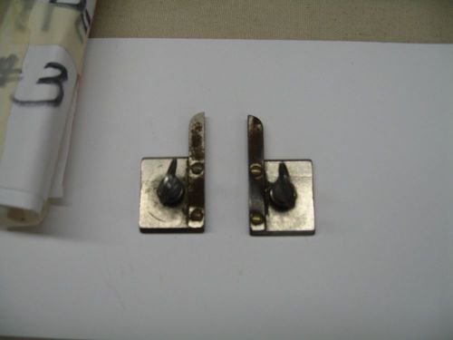 New Hermes Engravograph End Stops 1 Pair The Slide Base Is 1 1/4&#034;H X 7/8&#034;W