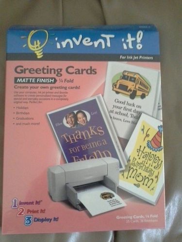 Invent It  !   Greeting Cards For Inkjet Printers
