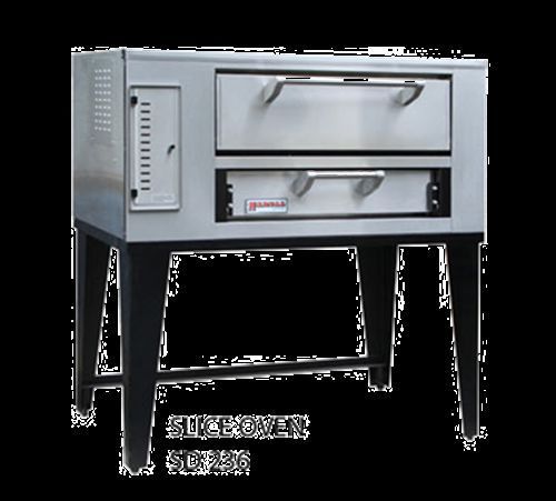Marsal SD-248 STACKED Pizza Oven Deck Type gas stacked (2) 8&#034;H x 24&#034; x 48&#034;...