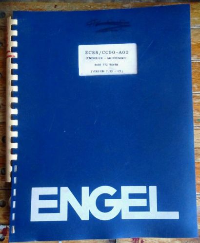 ENGEL Injection Molding Machine Maintenance Manual ES88/ CC90-A02