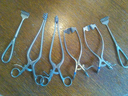 V. Mueller SU3116 Retractor &amp; Five Other Medical Surgical Instruments Retractors