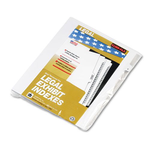 80000 Series Legal Exhibit Index Dividers, Side Tab, &#034;E&#034;, White, 25/Pack