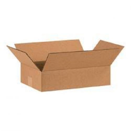 Corrugated cardboard flat shipping storage boxes 15&#034; x 12&#034; x 4&#034; (bundle of 25) for sale