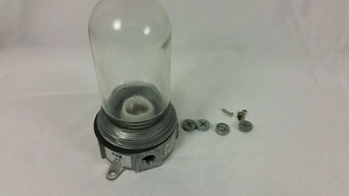 Kason 1802-588-74 Light Fixture Glass Globe (NEVER USED) junction box complete